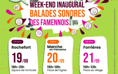 Inauguration des Balades Sonores des Famennois